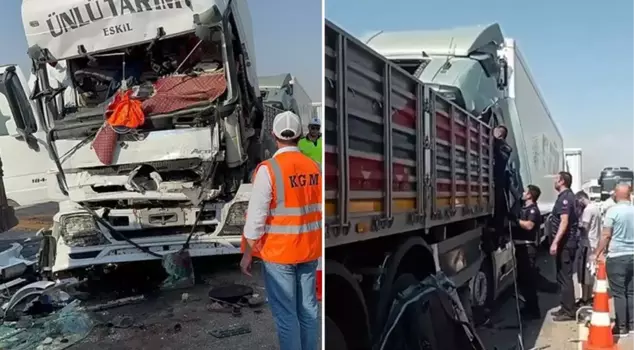 5 trucks and 2 vans collided! In the horrific accident, 1 person lost their life.