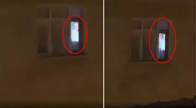 The couple who opened the curtains and watched sexually explicit films in Istanbul caused a commotion in the neighborhood.