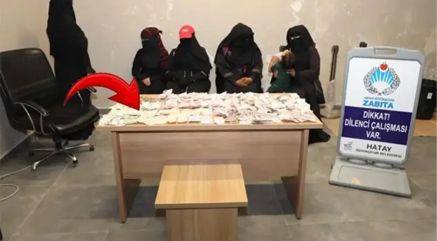 Foreign beggar fined! It was determined that he collected 3,000 TL in half a day.