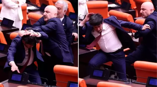 Presidential Chief Advisor Saral congratulated Karaismailoğlu, who punched the DEM Party deputy, for his strong stance.