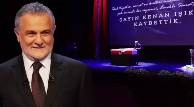 A ceremony is being held for Kenan Işık at the AKM! The name at the head of the coffin caught attention.