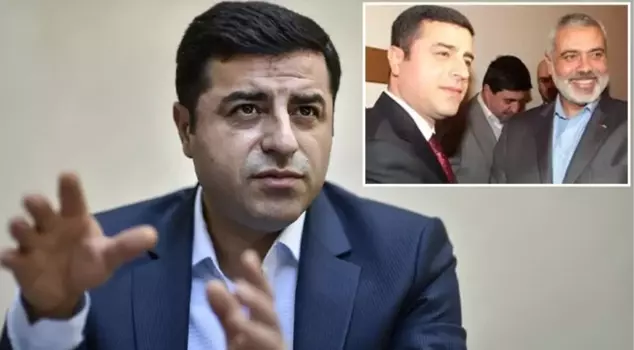 Demirtaş, sharing a photo taken with Haniye, condemns her cowardly murder.