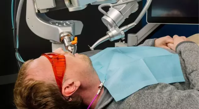 The artificial intelligence-supported robotic dental system successfully performed the dental treatment procedure for the first time.