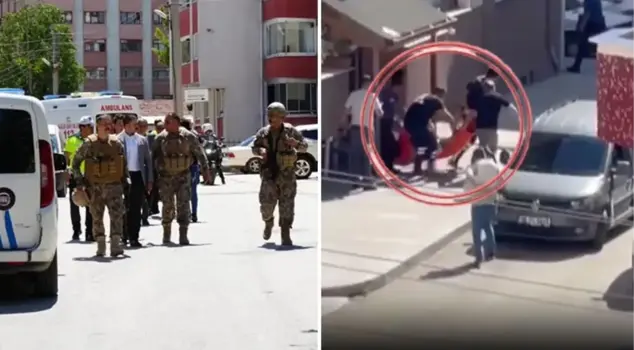 He killed the police officer and took his mother hostage! The drug addict assailant was killed.