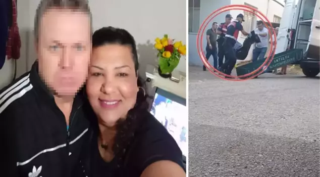 He killed his girlfriend by hitting her head with a stone and also killed his child with a pig's leash.