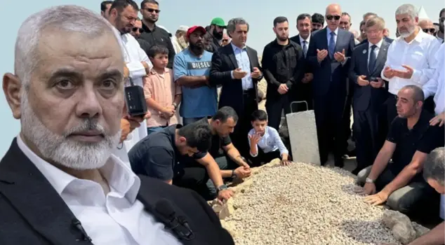 The Hamas leader Haniye, who was assassinated, was laid to rest.