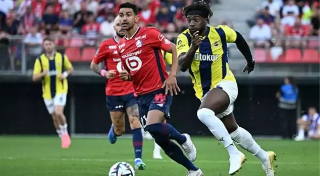 Fenerbahçe was defeated by Lille 2-1 in an away match.