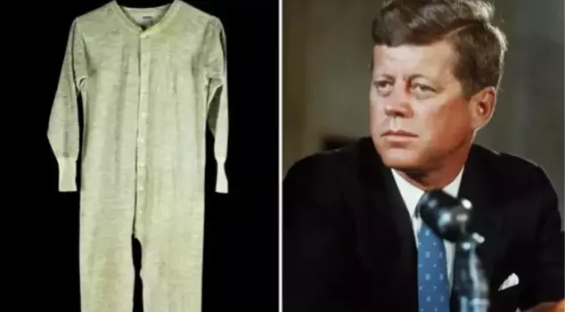 President Kennedy's blood-stained long johns are up for sale for one million dollars.