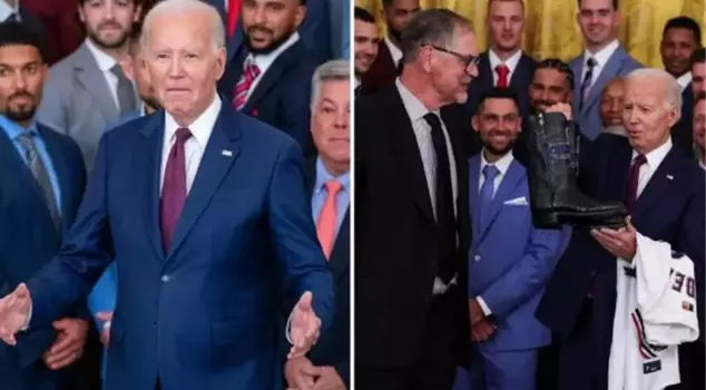 US President Joe Biden, at the event he attended, couldn't figure out how to leave the stage and asked, 