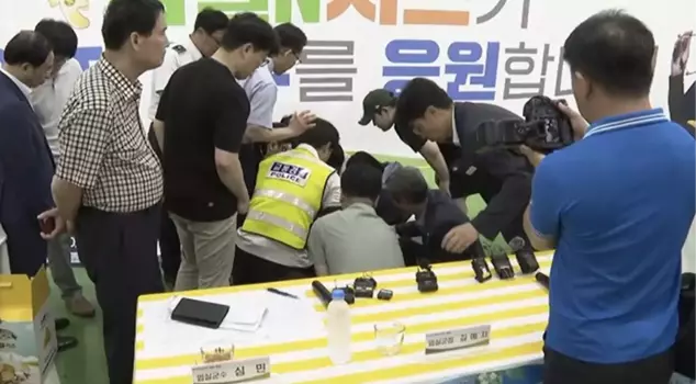 South Korean Olympic shooter Kim Ye-ji fainted while speaking at a press conference.