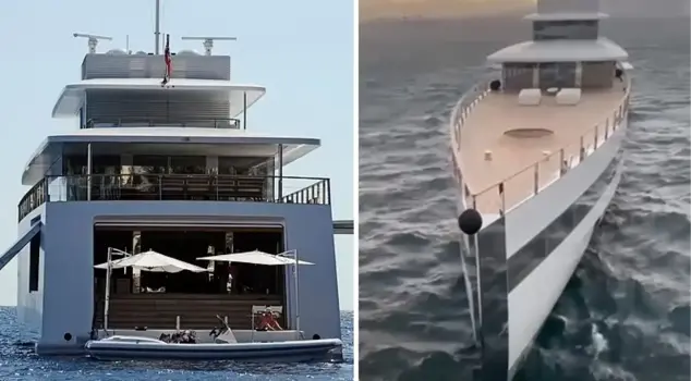 Two super yachts worth millions of dollars collided off the coast of Naples, Italy.