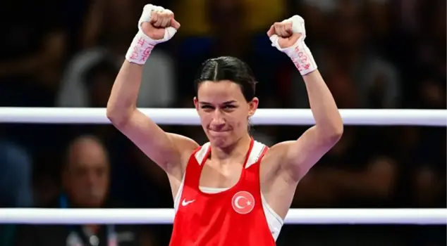 National boxer Hatice Akbaş won a silver medal at the Paris Olympic Games.