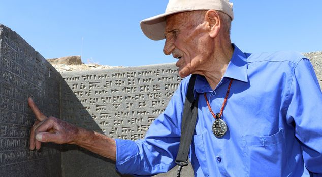 The 62-year-old guardian of the historical castle! One of the twelve people in the world who knows Urartian.
