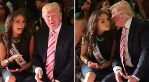 Intimate photos of Donald Trump with former Miss America Olivia Culpo have emerged.