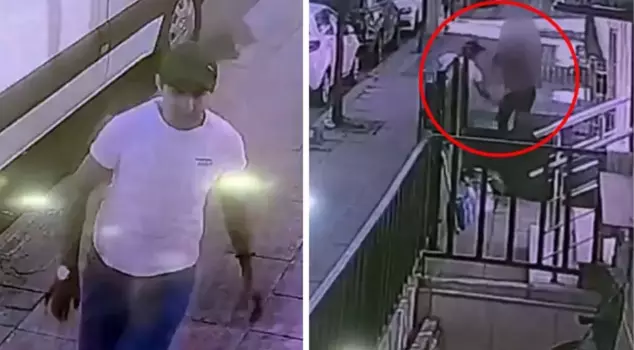 Pregnant woman harassed while walking on the sidewalk in Istanbul! Those moments captured on camera.