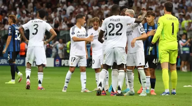 Real Madrid became the UEFA Super Cup champion by defeating Atalanta 2-0.