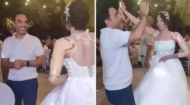 The player Uğur Aslan did not leave his nephew, who lost his arm in the earthquake, alone at his wedding.