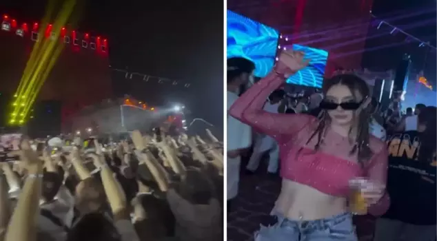 Life goes on in Syria! Young people who don't care about the war had a blast at a techno party.