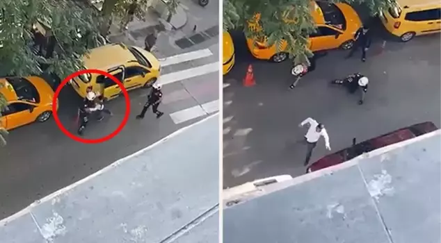 An unidentified individual punched the police officers: 2 injured.