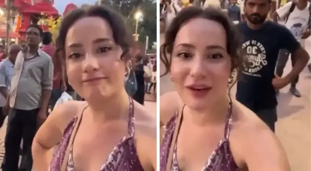 The footage recorded by the Turkish tourist in the country he visited sent shivers down his spine: They are standing behind you, we are waiting.