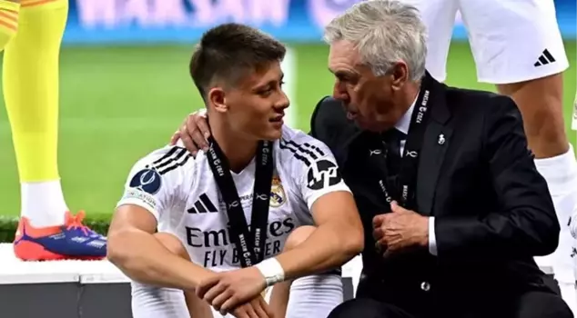 Carlo Ancelotti changed Arda Güler's position.