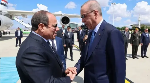 First visit after 12 years! Egyptian President Sisi in Ankara.