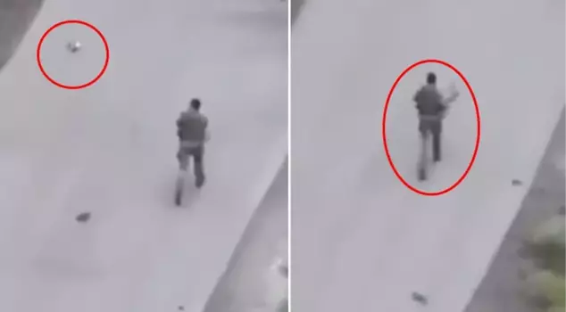 The horrific death of the Russian soldier! The drone he took in his hand exploded within seconds.