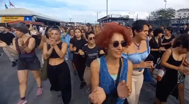 Women gathered in Istanbul for Narin Güran! They chanted the slogan 