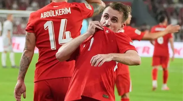 Kerem's night in Izmir! Our National Team defeated Iceland 3-1.