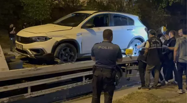 He was running away from the police! First, he had an accident, then he took his own life.