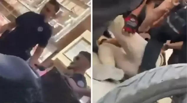 The images and the claims are alarming! The non-commissioned officer who tried to break up the fight fell victim to the anger of the police officers.