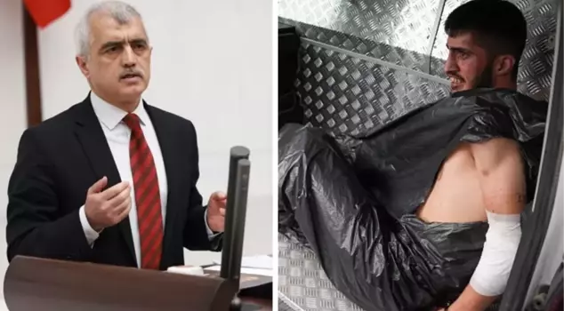 DEVA Party member Gergerlioğlu is reacting to the fact that the killer who martyred our police officer was dressed in a black bag.