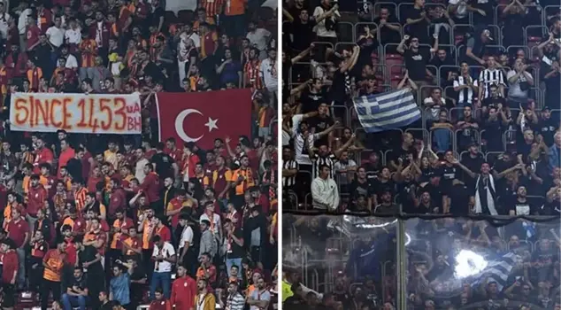 Fans were thrown out of the stadium! An incident occurred before the Galatasaray-PAOK match.