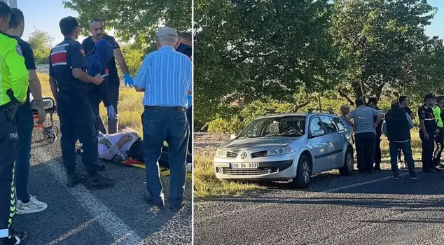 He was trapped under the vehicle in front of which he was praying.