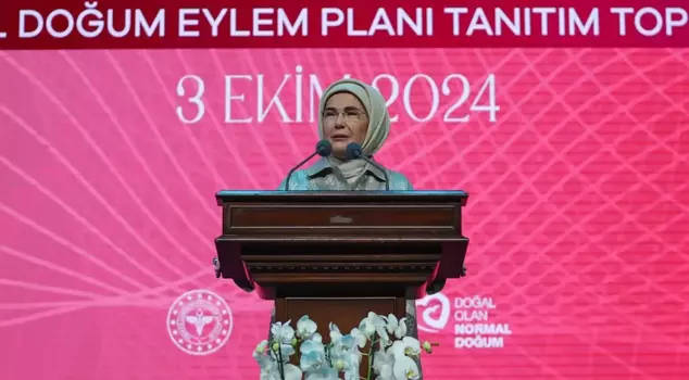 Emine Erdoğan's Call for 'Natural Birth' to Expectant Mothers