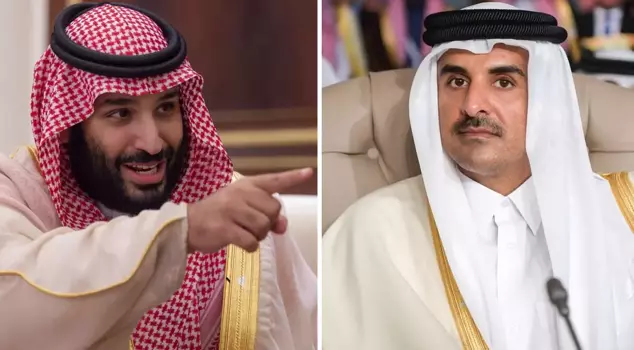 Prince Salman and Qatari Emir Tamim bin Hamad Al Thani clashed over the issue of Israel.