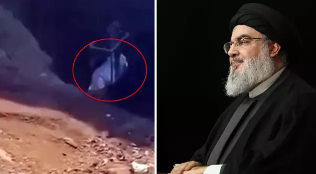 Nasrallah's funeral was temporarily buried in a secret location.
