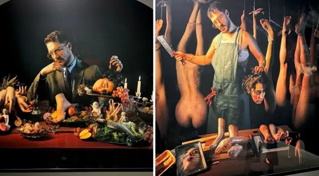 After the brutal murder of two young girls, Uraz Kaygılaroğlu's poses are receiving backlash.
