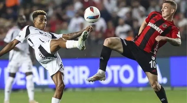 Beşiktaş drew 1-1 away against Gaziantep FK.