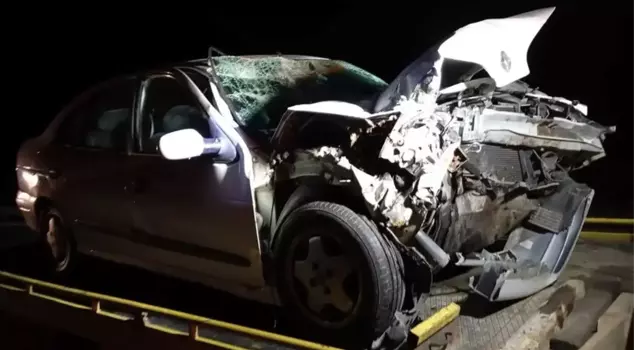 A couple in a car that collided with a truck in Ankara lost their lives.