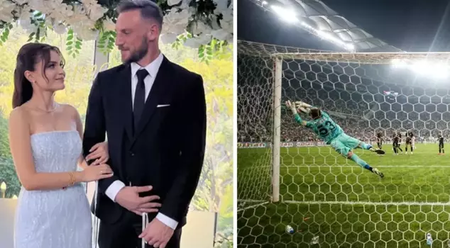 Everyone is talking about him! The goalkeeper, who hasn't conceded a goal for 5 weeks, got engaged after the match.