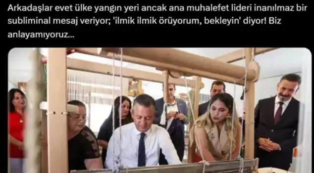 Mustafa Sandal's harsh reaction to Özgür Özel: What is the opposition leader's concern while the country is in flames?