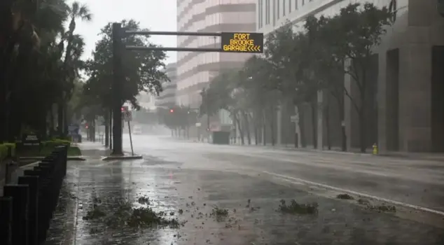 In Florida, which was hit by the hurricane, officials asked citizens to write their names and blood types on their arms with a permanent marker.