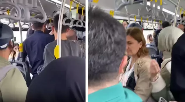 A passenger on the metrobus threatened others, saying, 