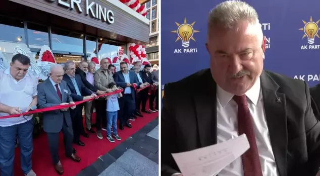 The AK Party mayor defended the opening of Burger King with a poem associated with Erdoğan.