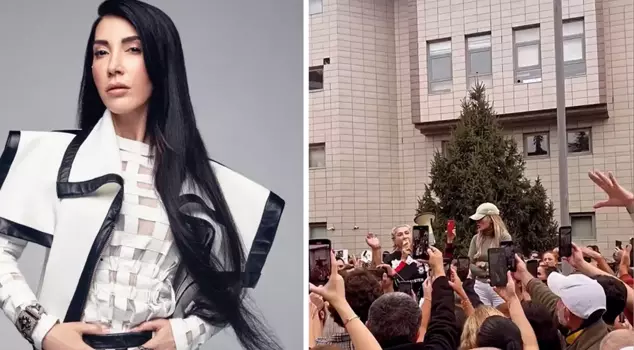 Hande Yener, who made a statement in front of the shelter in Gebze where the animal massacre took place, spoke out passionately.