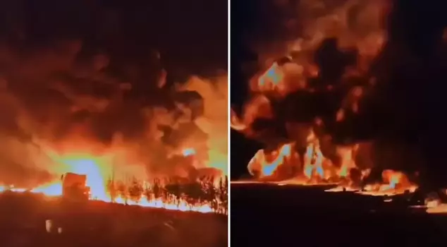 A fuel tanker overturned while speeding and exploded! 147 people died, and there are over 300 injured.