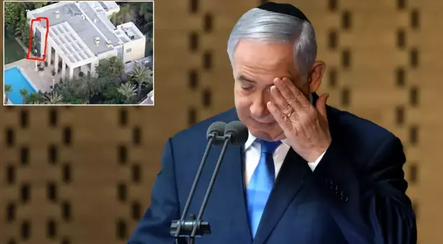 The latest condition of Netanyahu's house, which was hit by Hezbollah.