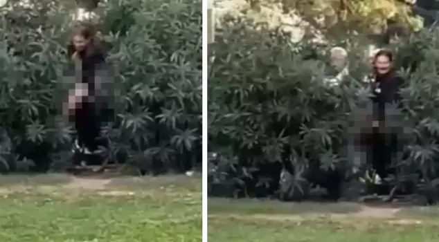 Two men caught engaging in a relationship in the bushes, one of whom was so young it made people say 