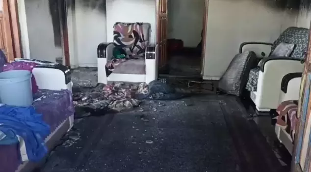 In a fire that broke out in a shanty in Iğdır, a 2-year-old baby lost their life in the flames.